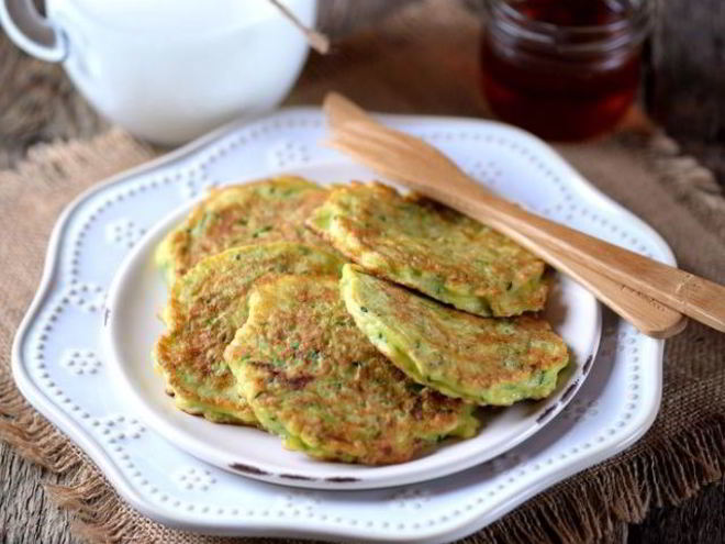 Рецепт сладких блинчиков из кабачков