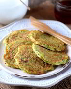 Сладкие блинчики из кабачков