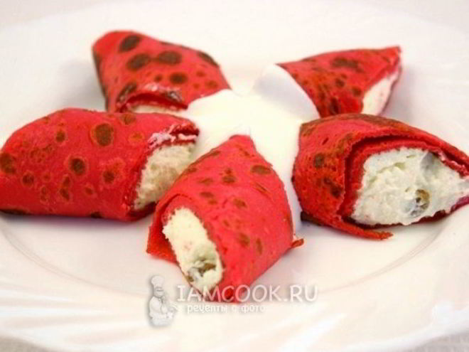 Рецепт свекольных блинчиков