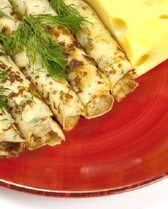 Сырные блинчики