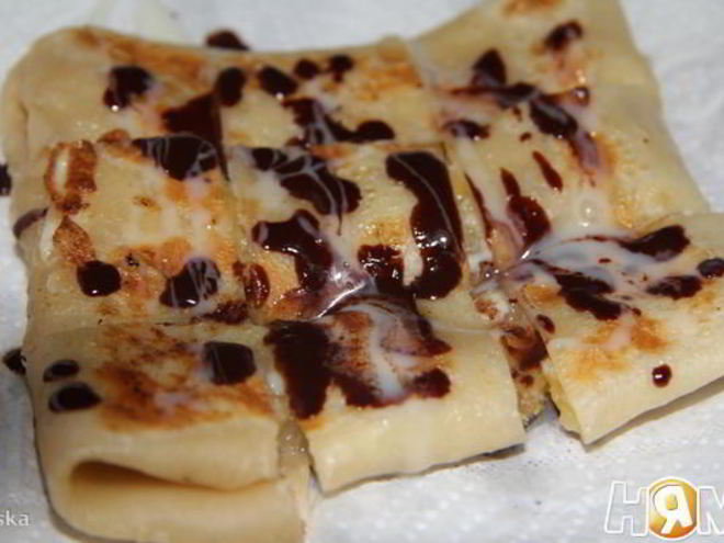 Рецепт тайских блинчиков с бананом и яйцом