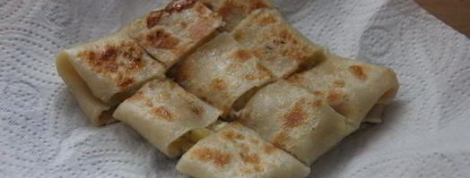 тайские блинчики с бананом и яйцом. Шаг 9