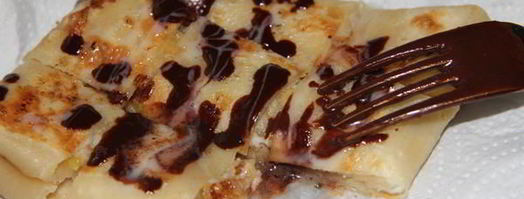 тайские блинчики с бананом и яйцом. Шаг 10