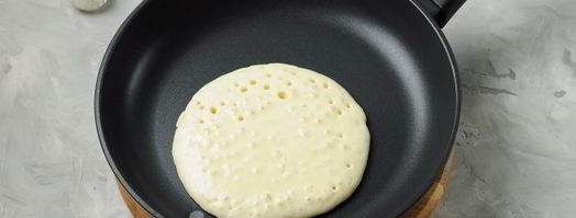 толстые блины на молоке. Шаг 7