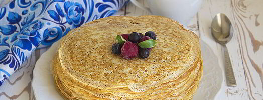 тонкие блинчики на минеральной воде. Шаг 5