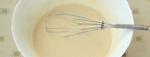 тонкие блинчики на молоке. Шаг 2