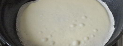 тонкие блинчики на молоке. Шаг 4