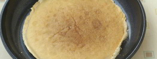 тонкие блинчики на молоке. Шаг 5