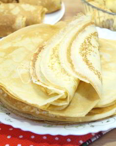 Тонкие блины на молоке