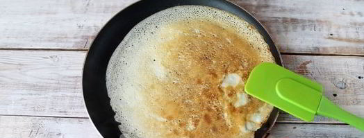 тонкие блины с дырочками на дрожжах. Шаг 12