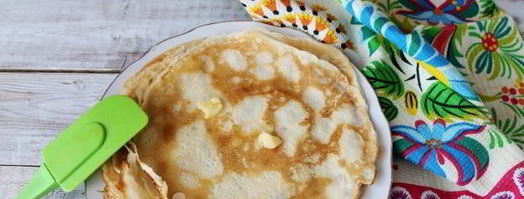 тонкие блины с дырочками на дрожжах. Шаг 13