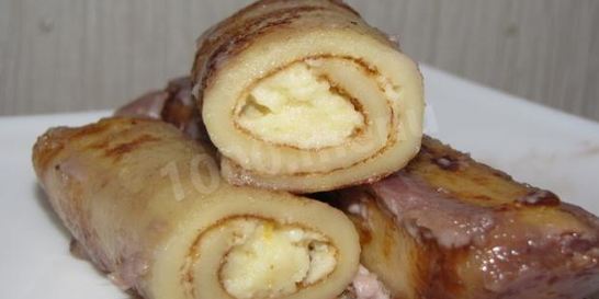 Творожные блинчики