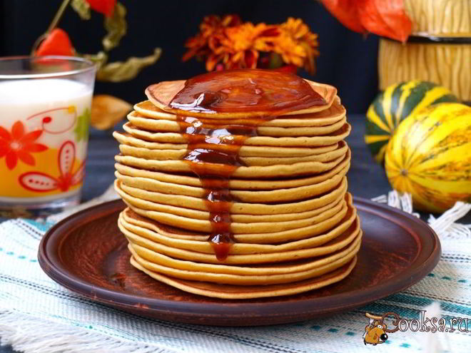 Рецепт тыквенных панкейков