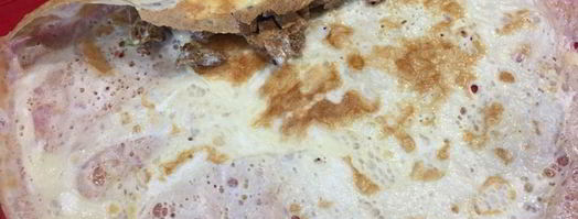 яичный блинчик, фаршированный грибами. Шаг 12