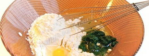 закусочные блинчики с подкопченным лососем. Шаг 3