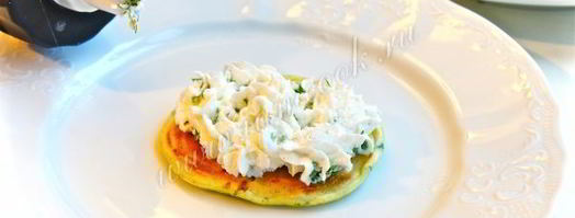 закусочные блинчики с подкопченным лососем. Шаг 6