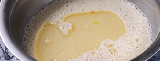 заварные блины на молоке и на кипятке. Шаг 6