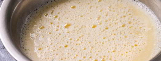 заварные блины на молоке и на кипятке. Шаг 7