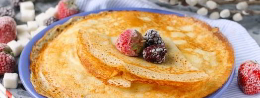 заварные блины на молоке и на кипятке. Шаг 9