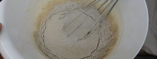 заварные гречневые блины с шампиньонами. Шаг 2