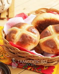 Булочки ароматные HOT CROSS BUNS
