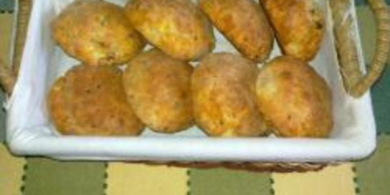 Булочки c сыром и беконом