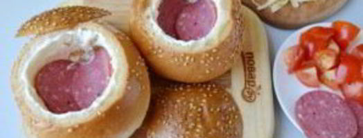 булочки, фаршированные омлетом, на завтрак. Шаг 5