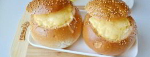 булочки, фаршированные омлетом, на завтрак. Шаг 9