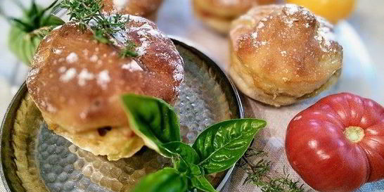 Булочки, фаршированные рататуем