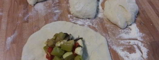 булочки, фаршированные рататуем. Шаг 8