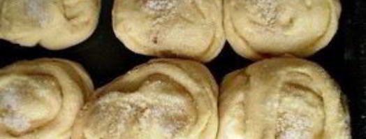 булочки из дрожжевого теста с сахаром. Шаг 5