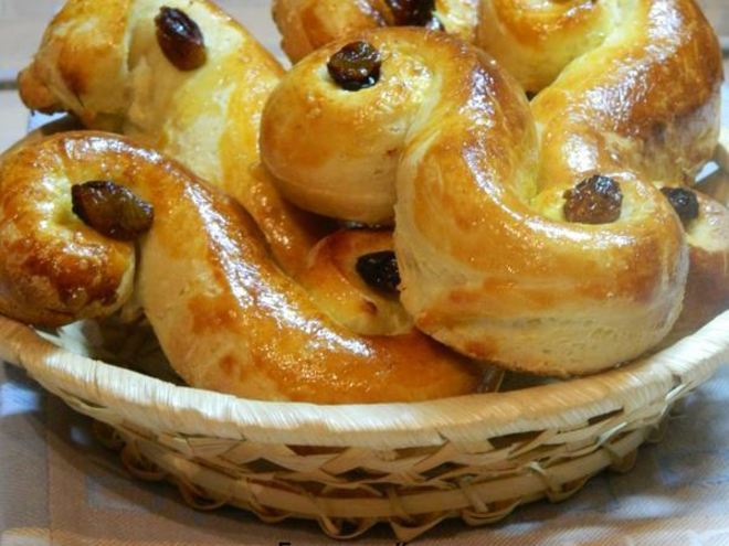 Рецепт булочек люсии