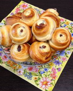 Булочки Розочки с творогом