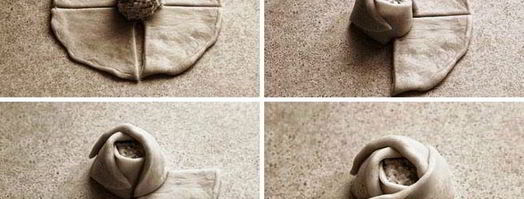 булочки розочки. Шаг 3