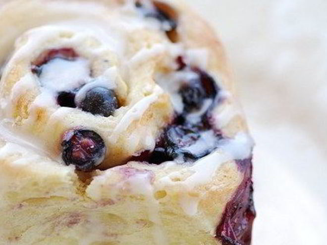 Рецепт булочек с черникой