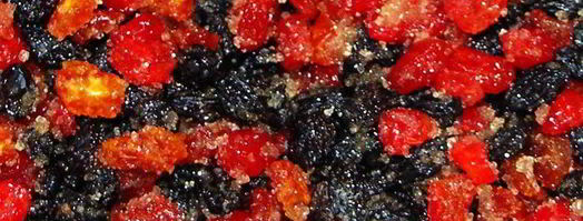 булочки с изюмом, вишней и кизилом запеченые в карамели. Шаг 5