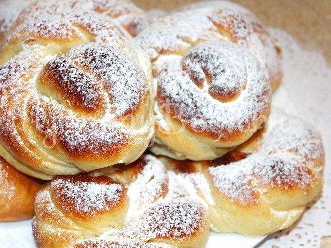 Рецепт булочек с изюмом