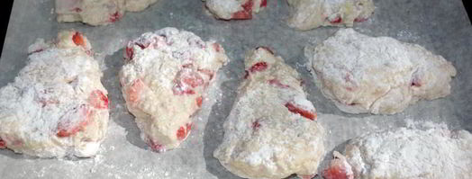 булочки с клубникой. Шаг 9