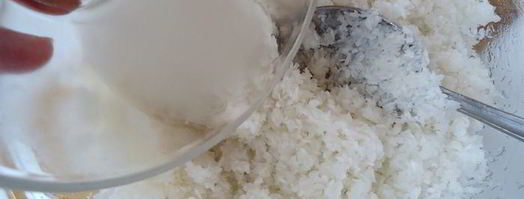 булочки с кокосом и миндальным штрейзелем. Шаг 12