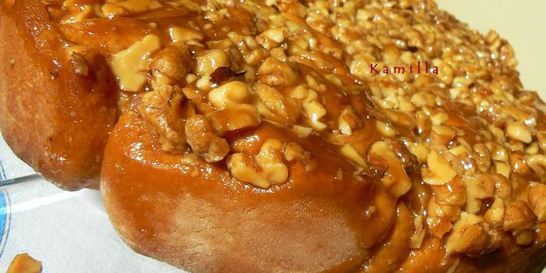 Булочки с корицей и грецкими орехами