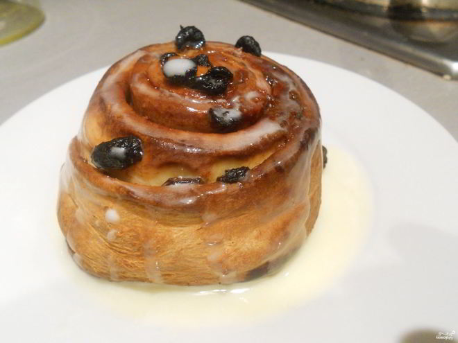 Рецепт булочек с корицей и изюмом