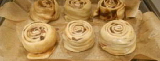 булочки с корицей и изюмом. Шаг 4