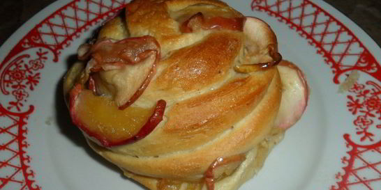 Булочки с корицей и яблоком