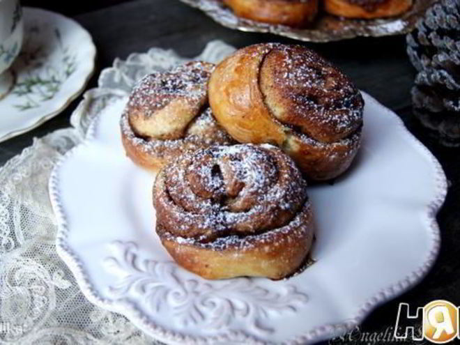 Рецепт булочек с корицей