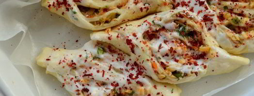 булочки с оливками, сыром и помидорами. Шаг 4