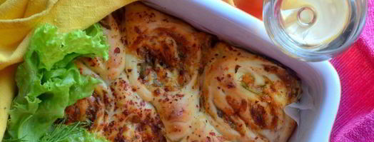 булочки с оливками, сыром и помидорами. Шаг 5