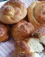 Булочки с сахарной посыпкой