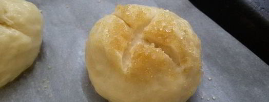 булочки с сахарной посыпкой. Шаг 6