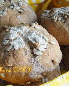 Булочки с семечками подсолнуха