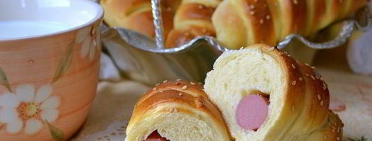 булочки с сосисками. Шаг 9